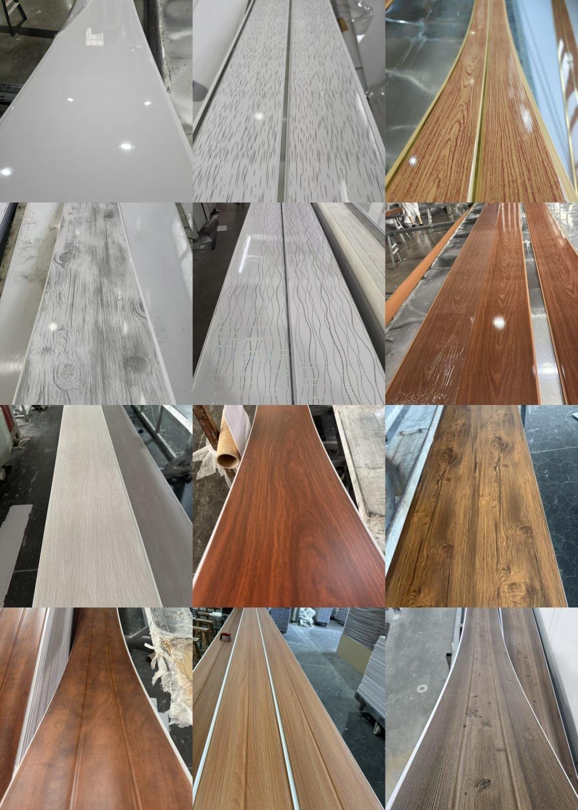 High Quality PVC Ceiling Tile Indoor for Hall Decoration Wood Grain Lamination Moisture Proof Panel