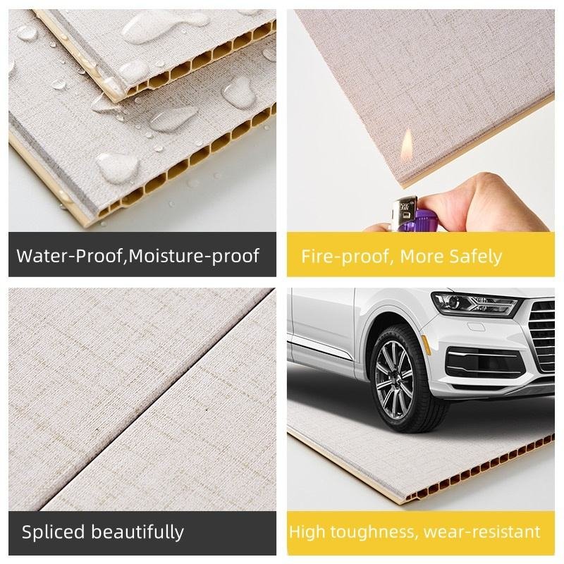 Clear Plastic PVC Ceiling Panels 7mm 8mm 9mm Thickness Decorative Ceiling Tiles PVC Wall Panel