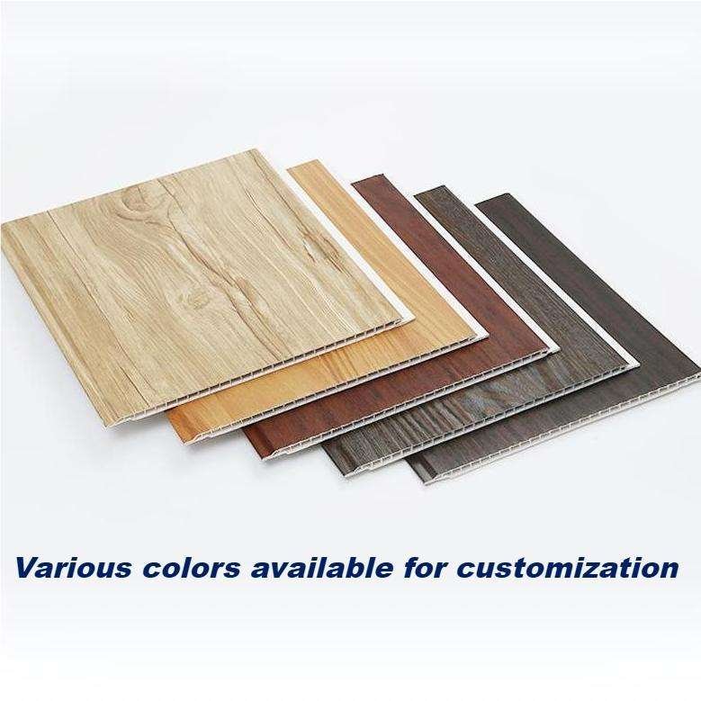 PVC Plastic Decorative Panels Waterproof Fireproof Moisture-proof Quick-install Resistant to Pressure Plastic Ceiling Tiles