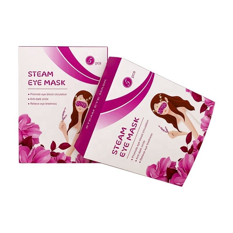 Customise the Scent Pattern Disposable Steam Eye Mask for Travel Home Hotel Give Eye Steam Spa