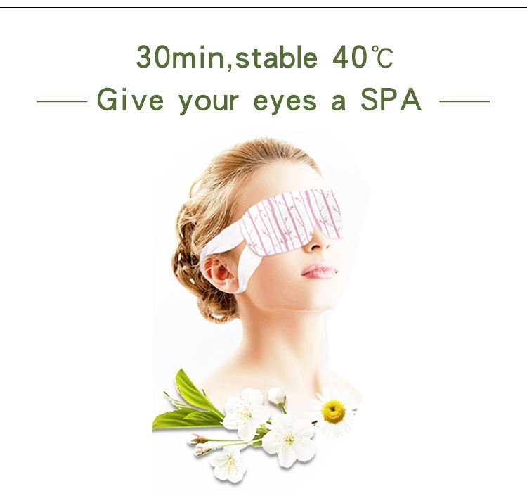 Customise the Scent Pattern Disposable Steam Eye Mask for Travel Home Hotel Give Eye Steam Spa
