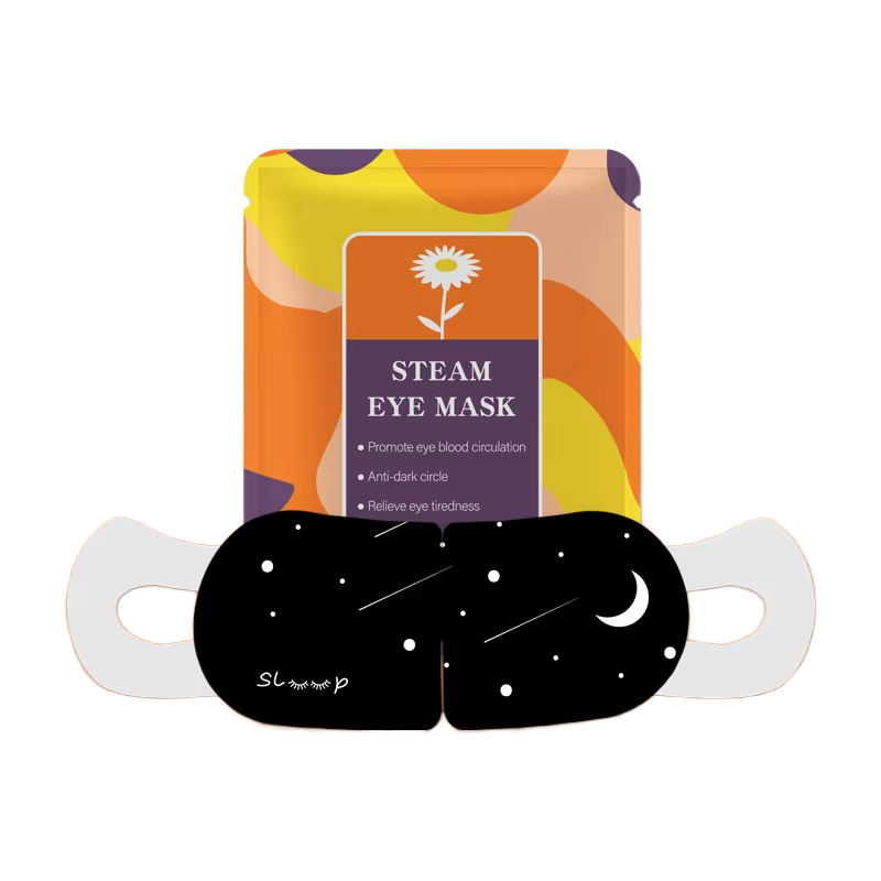 Customized Steam Eye Mask Travel Blackout Sleep Aid Disposable Heated Eye Masks