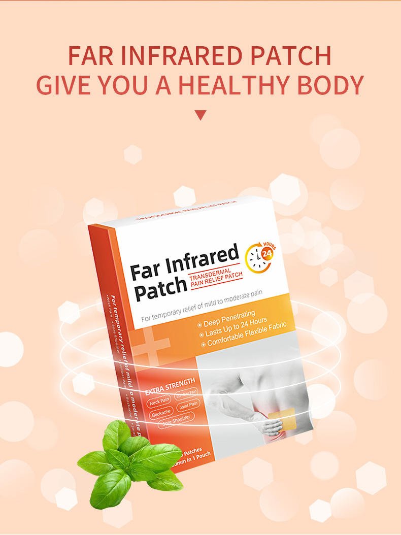 Far Infrared Pain Relief Medicated Hot & Cold Pack Targeting Back Neck Shoulder Knee Pain & Muscle Soreness