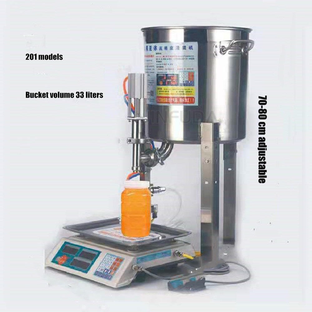 201 Stainless Steel Filling Machine Weighing Liquid Quantitative Filling Machine Sanitary Small Filling Machine
