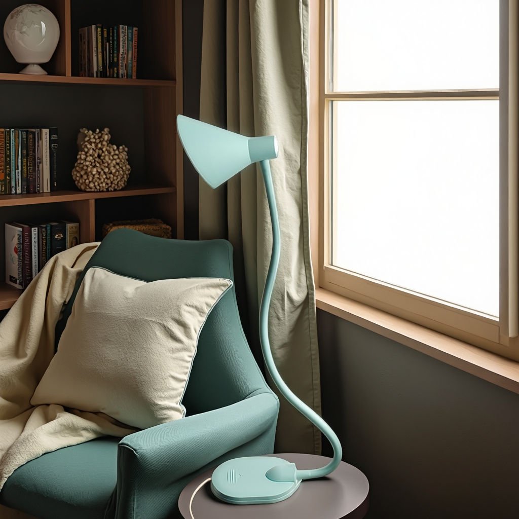 2025 New Design Flexible Gooneck Table Lamp Foldable Table Bedside Headboard Reading Lamp Led Light