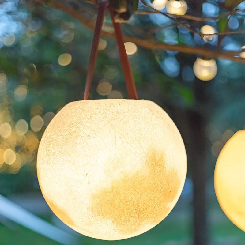 Outdoor LED Lawn Lights Rechargeable Waterproof Camping Garden Balcony Pendant Lighting