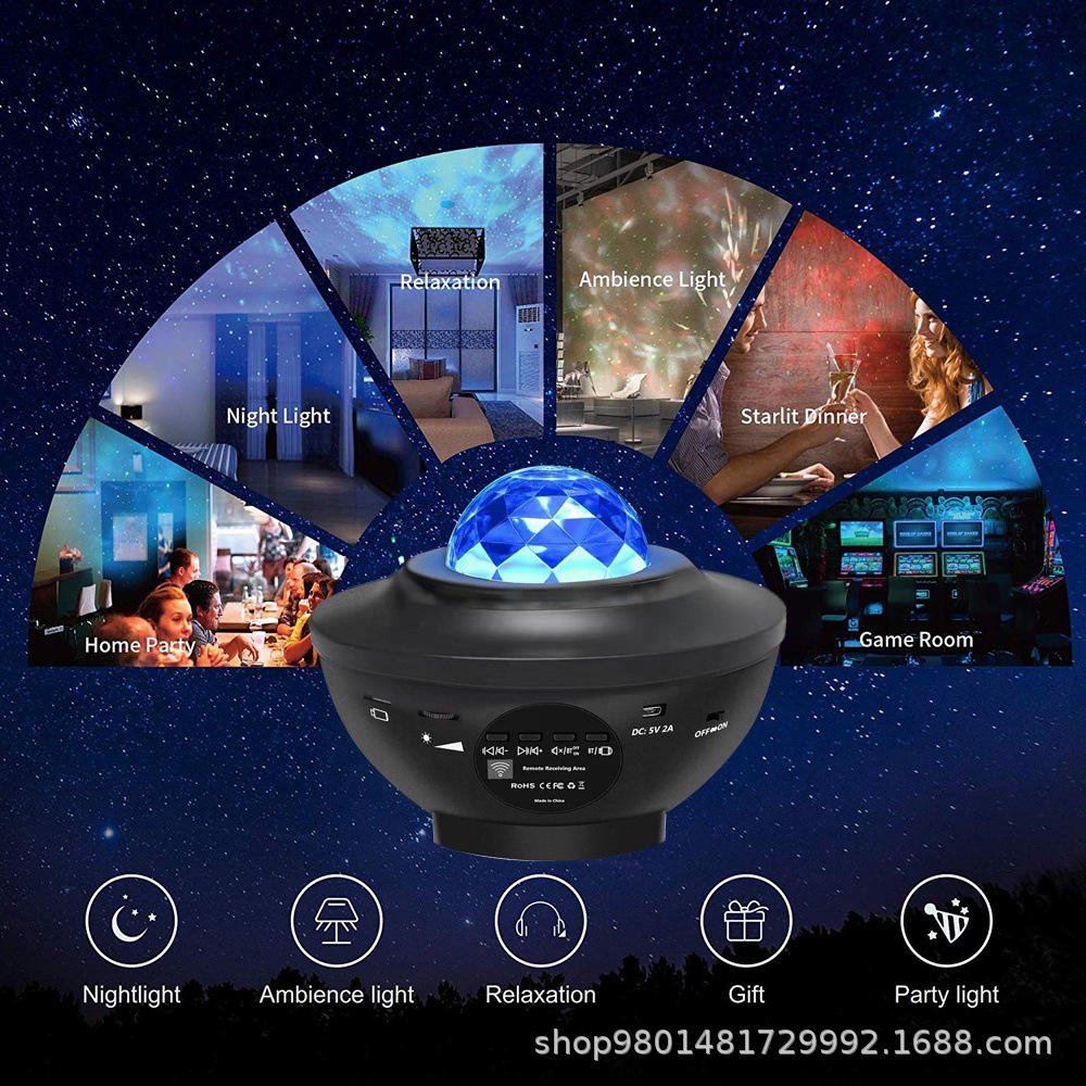 2025 High Quality Product Wholesales Product Galaxy Sky Projector Star Starry Night Light Projector Mini Ambient Lighting