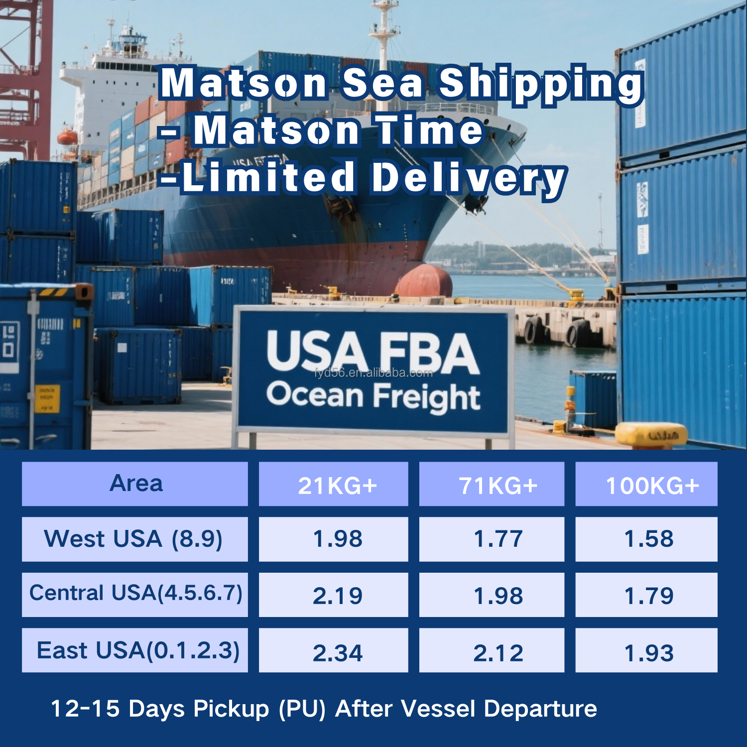 Best Service Sea Shipping LCL Transport Ship Agent China to USA E-commerce FBA with DDP Door Door Service 15-45 Days Insurance