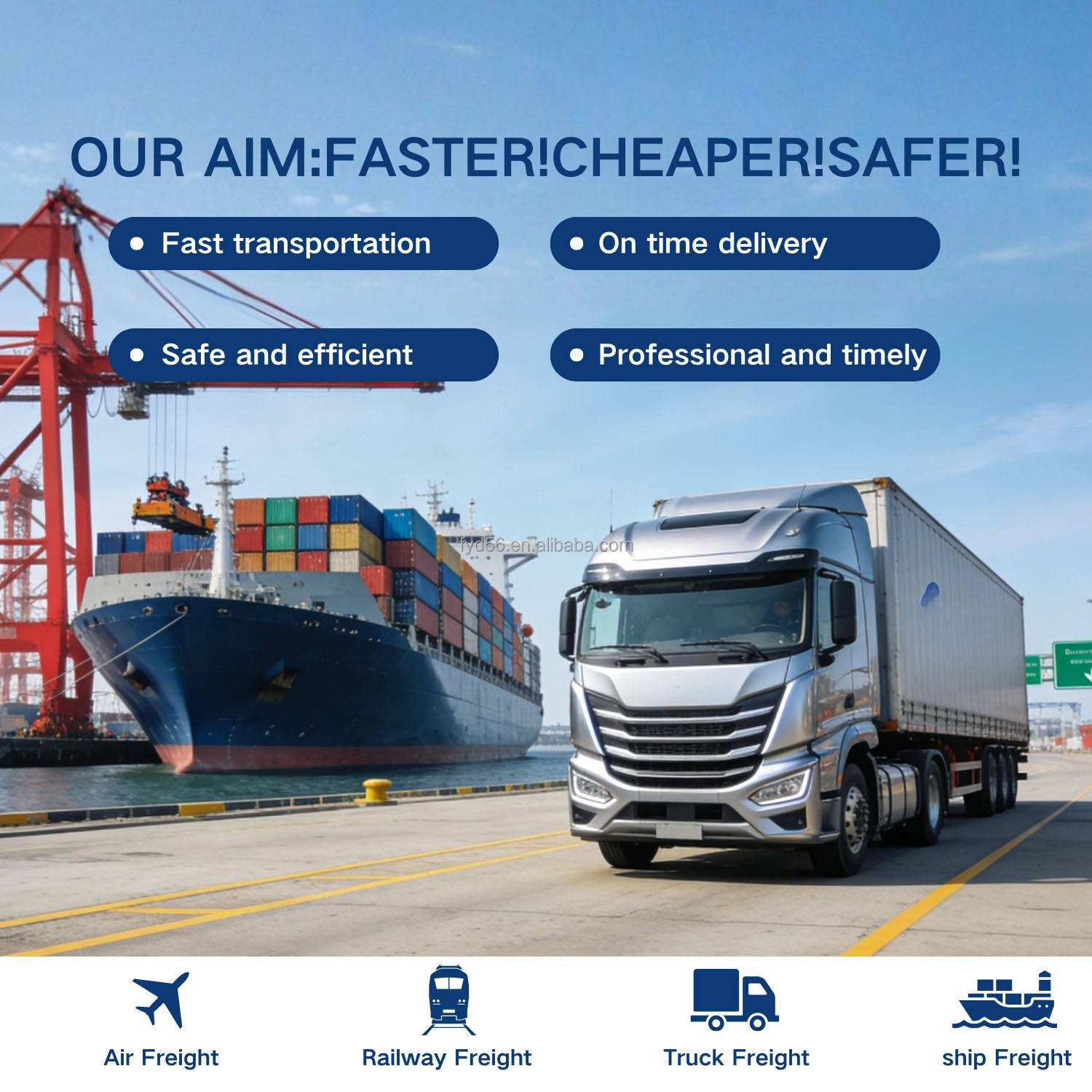China Canada USA Fast Sea/Ocean Freight Forwarder DDP Service E-commerce FBA Ningbo Shanghai Yiwu LCL+Trucking Ningbo/Shanghai