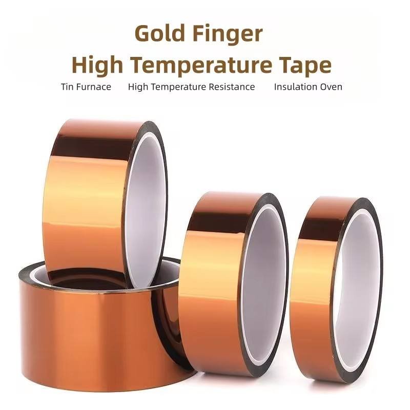 High Temperature Heat Resistant Polyimide Silicone Tape Pressure Sensitive Silicone Adhesive No Residue Masking Use 150-260