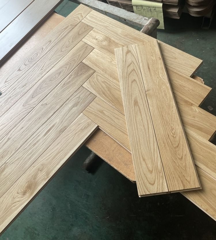Herringbone Oak Parquetry Commercial Home Decor Wood Flooring Hardwood Engineered Oak Floors