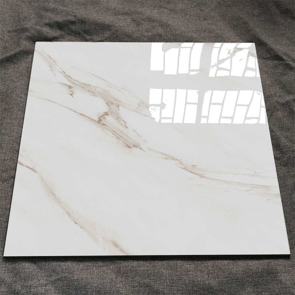 Supplier Best Price Home White Flower 600x600 Glazed Porcelain Vitrified Floor Ceramic Glazed Tile