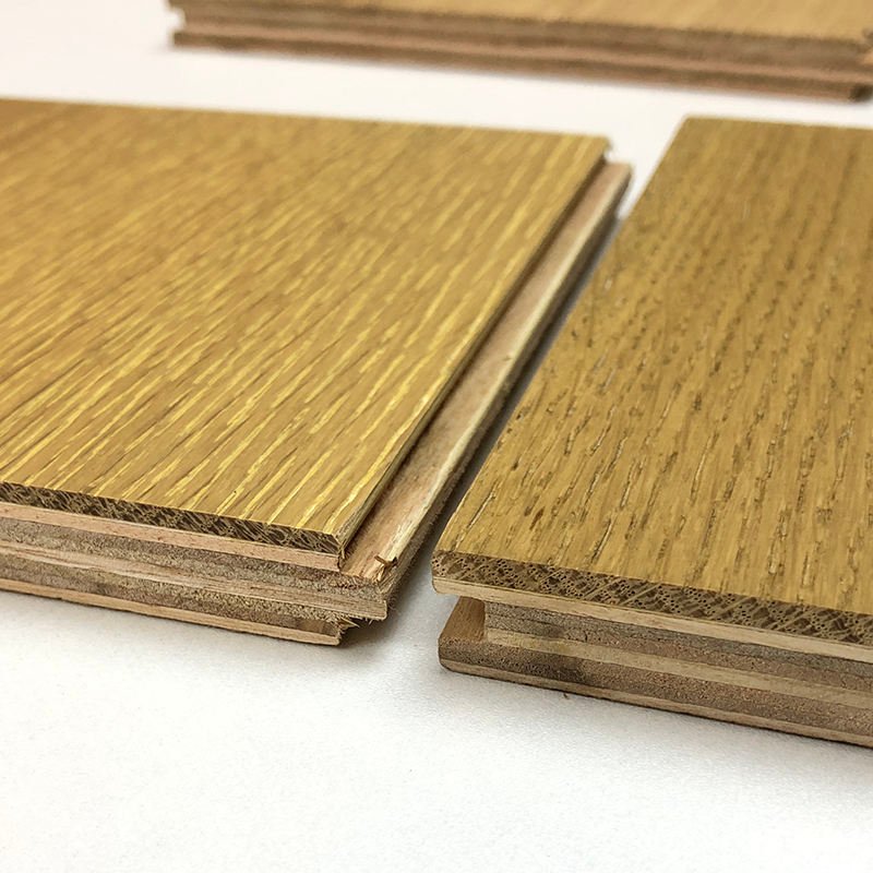 Indoor Multi Layered Solid Oak Wood Floor for Living Room Herringbone Parquet Engineer Wood Flooring Flash Sale