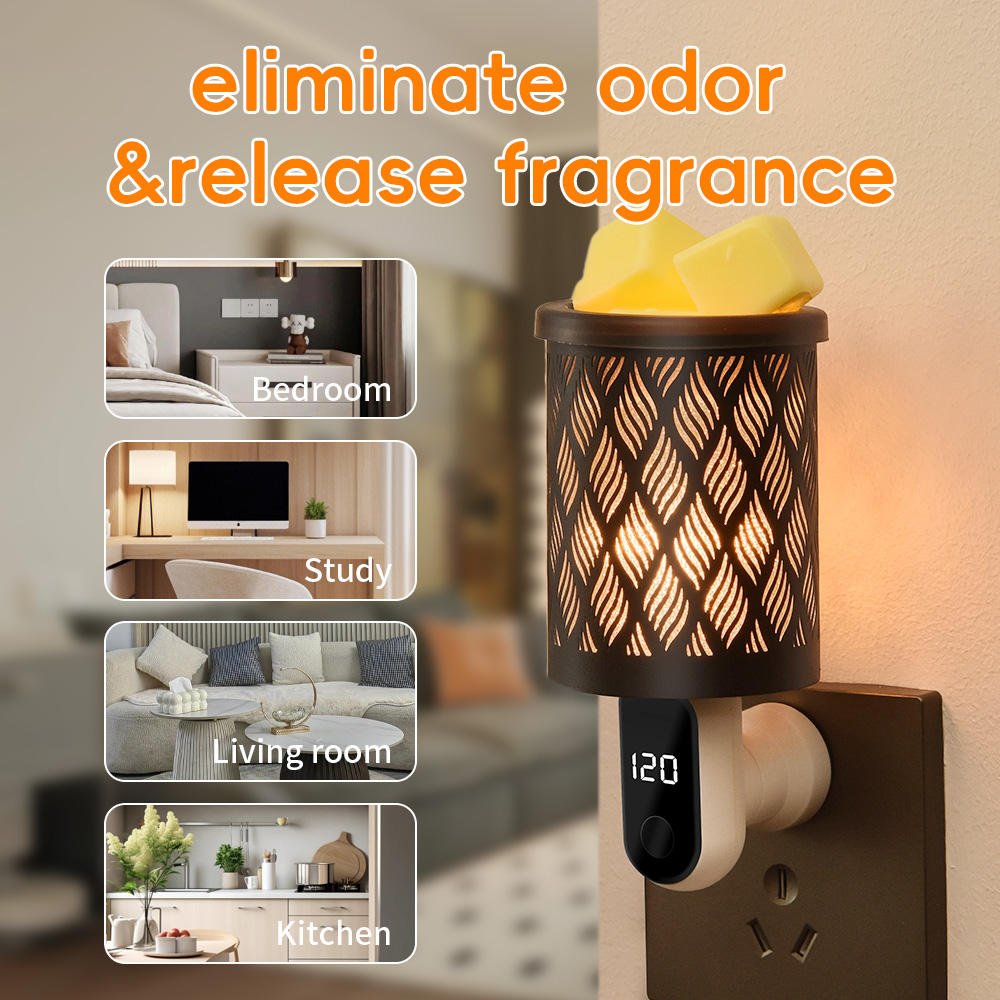 Holiday Gift Electric Candles Fragrance Lamp Wax Warmer Scented Soy Wax Melt burner Aromatherapy Fragrance Oil burner