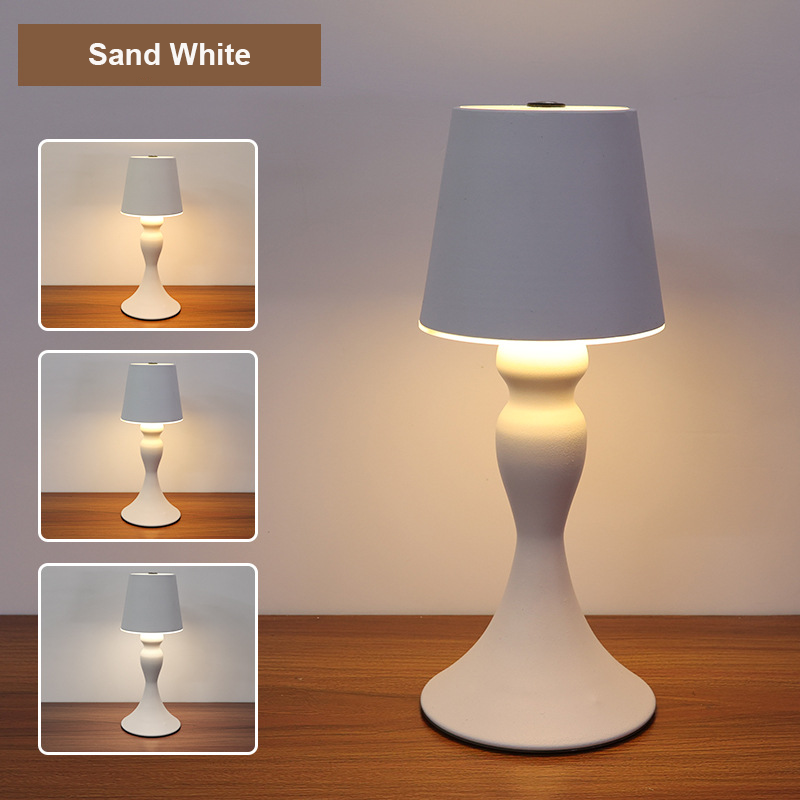 Led Decorative Table Lamp Battery Operated Bedroom Bedside Sleep Touch Dimming Night Lamp