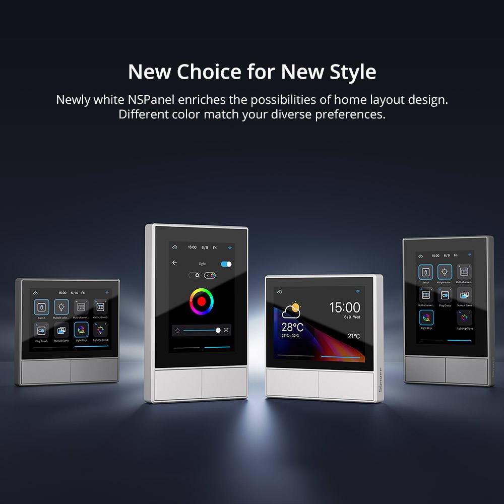 All-in-One Smart Scene Wall Switch EU/US Wifi Smart Thermostat Display Alexa Google Home Compatible Zigbee PC