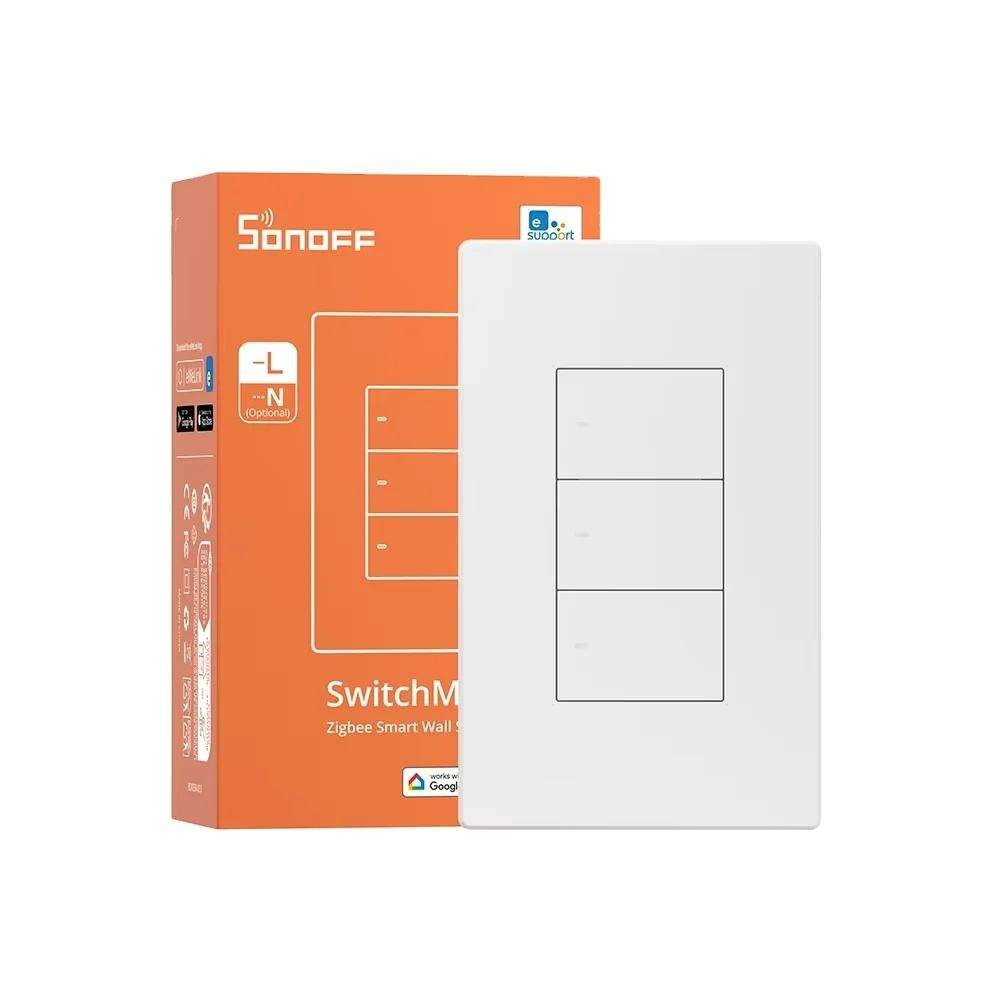 ZBM5 120 Type Zigbee 3.0 Smart Light Wall Switch Interruptor Inteligente No Neutral or with Neutral Control with Alexa