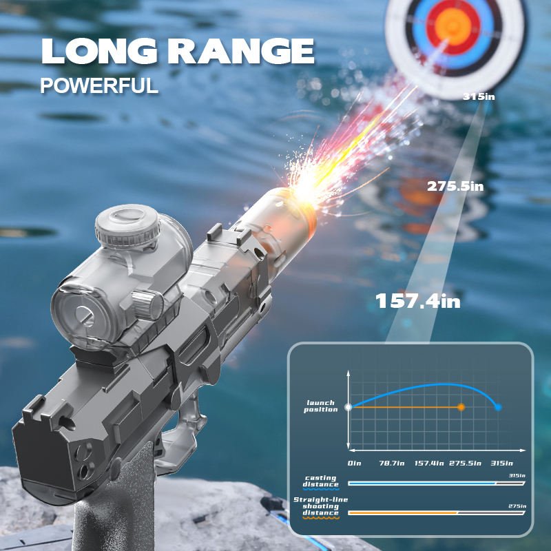 Hot Selling High Speed Continuous Shooting Mini Squirt Gun High Pressure Electric Automatic Water Playing Gun Toy for Kids Boys