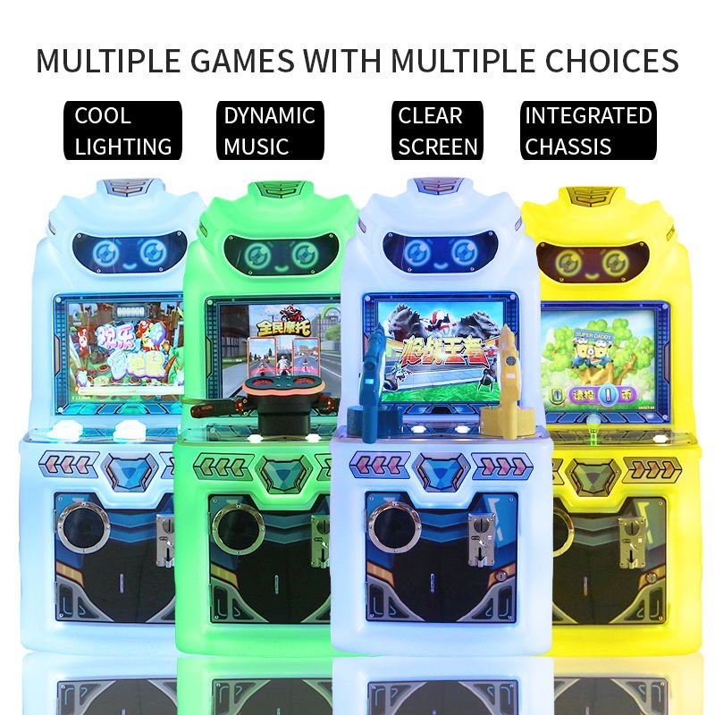 Racing Car. the Colorful Coin-operated Children's Amusement Facilities and Game Machines of the Shooting Game Machine.