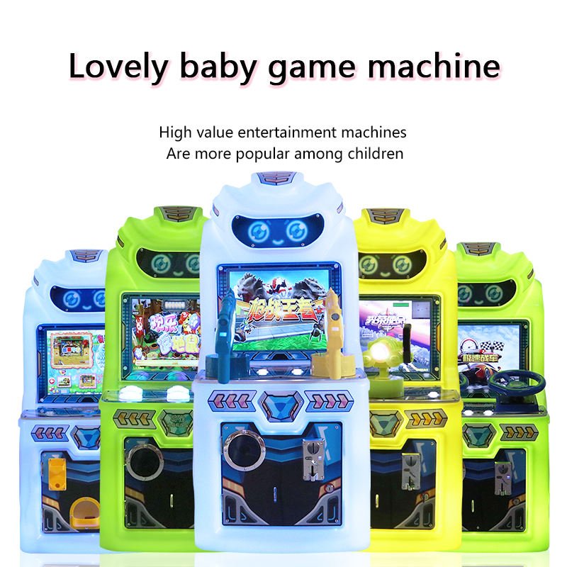 Racing Car. the Colorful Coin-operated Children's Amusement Facilities and Game Machines of the Shooting Game Machine.