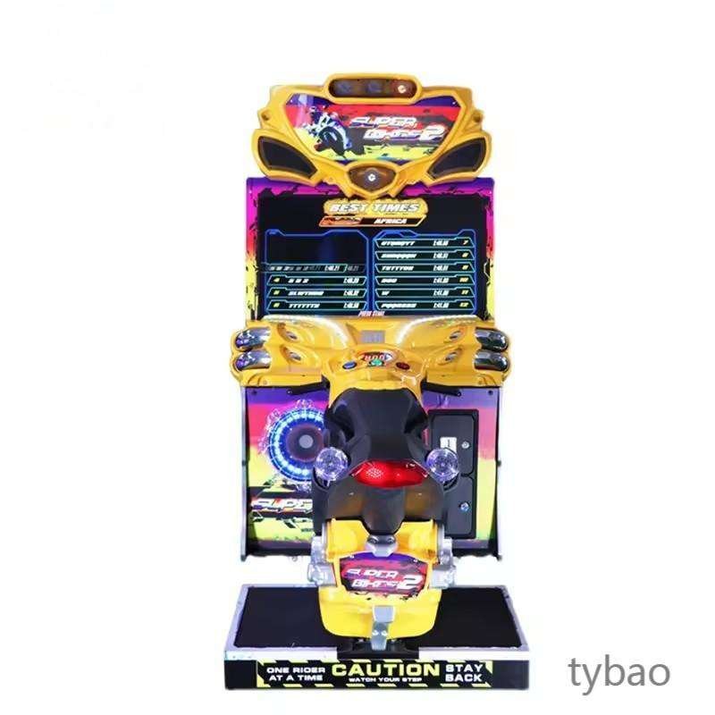 Amusement Rides Double Players FF Moto Drive Racing Simulator Coin Operated Race Game Machine