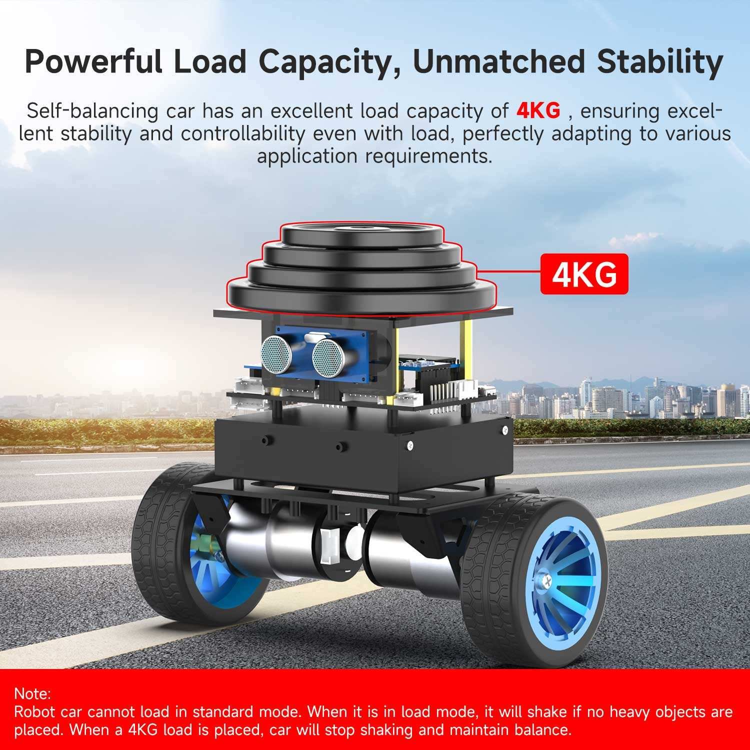 Yahboom STM32 Self-balancing Robot Car(Load 4KG)