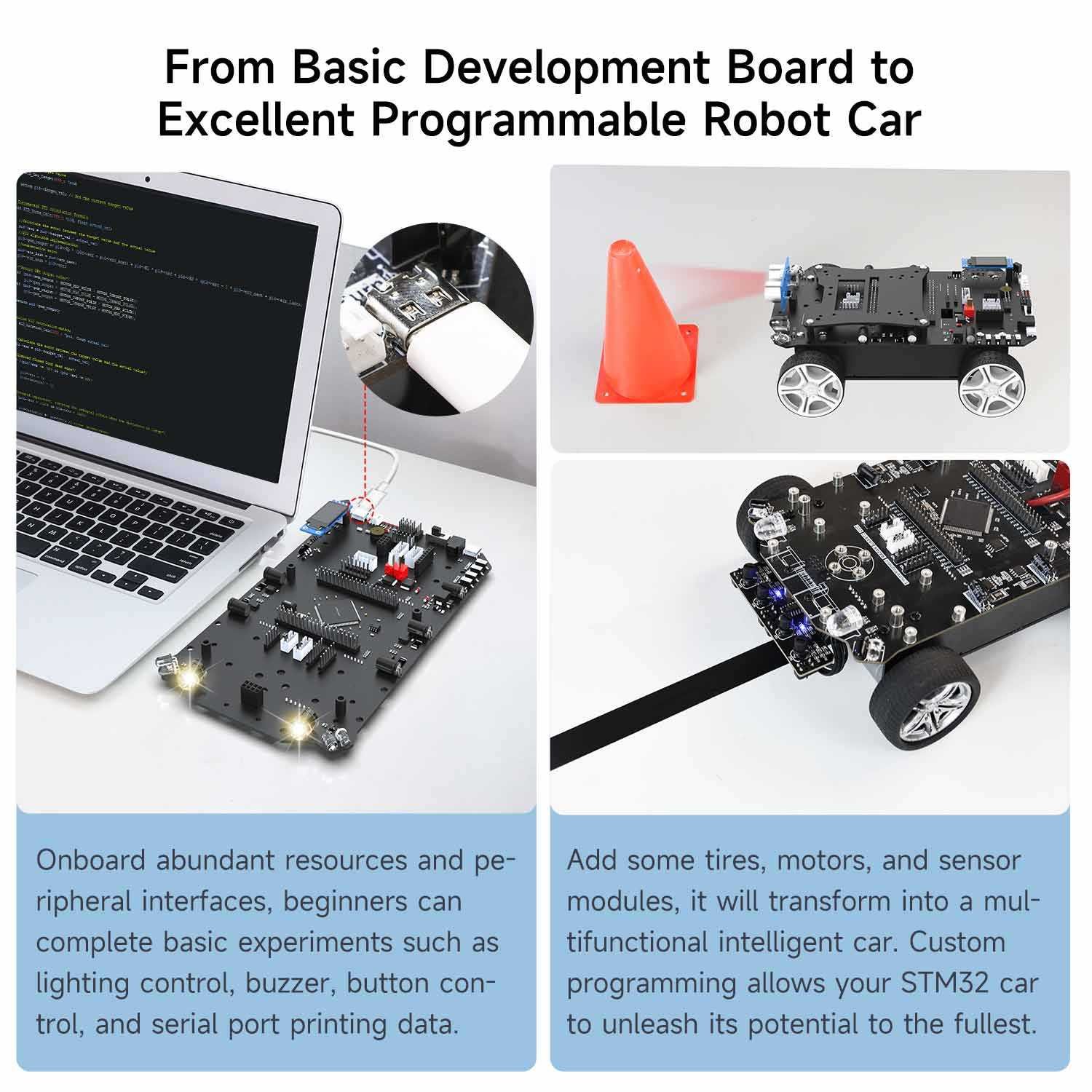Yahboom STM32 Smart Car with Multifunctional Development Board