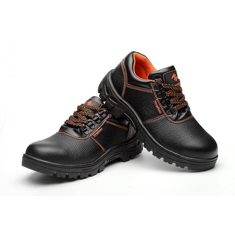 Men's Steel-toed Anti-crush and Anti-puncture Safety Shoes, Cold Adhesive Wear-resistant Protective Work Safety Shoes