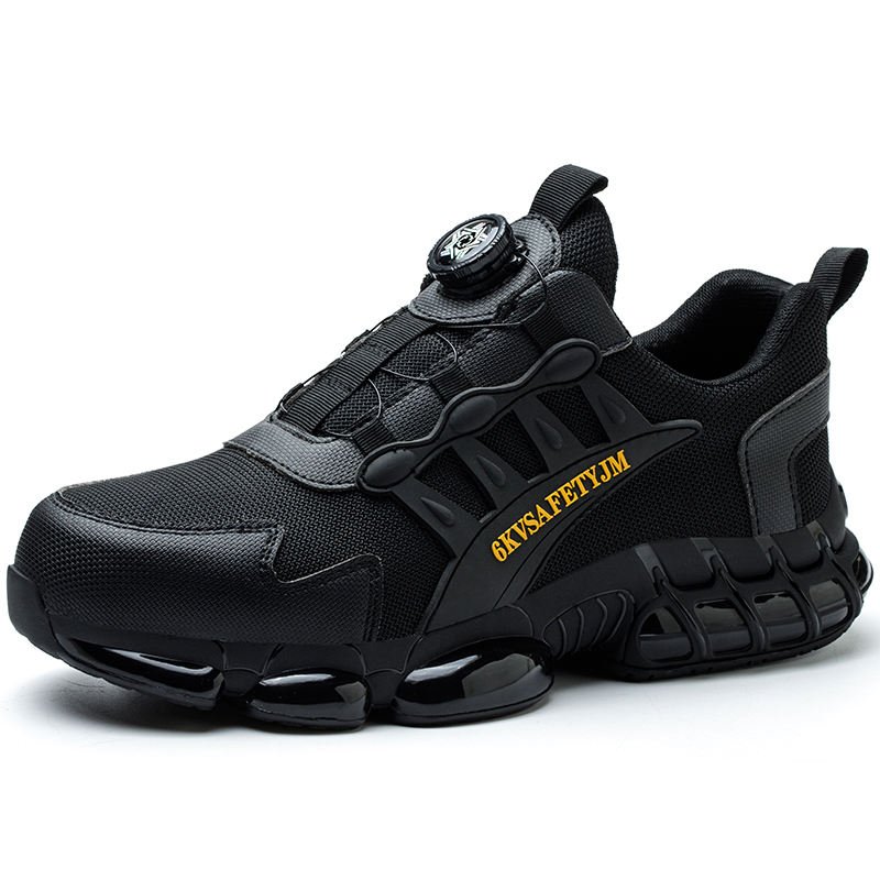 Quick Lacing Rotating Button Anti-shock and Anti-stab Insulated 6kv TPU Outsole Safety Shoes for Electricians