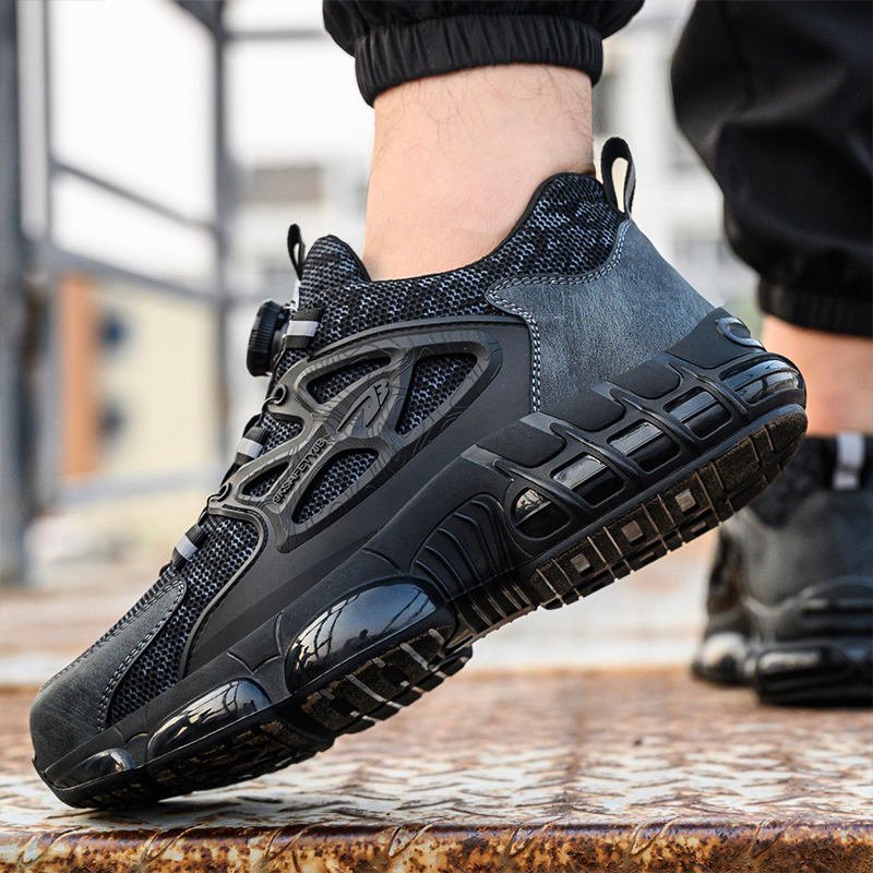 Diansen 678 AMAWEI Men Safety Shoes Safety Sneakers Indestructible Steel Toe Shoes CE