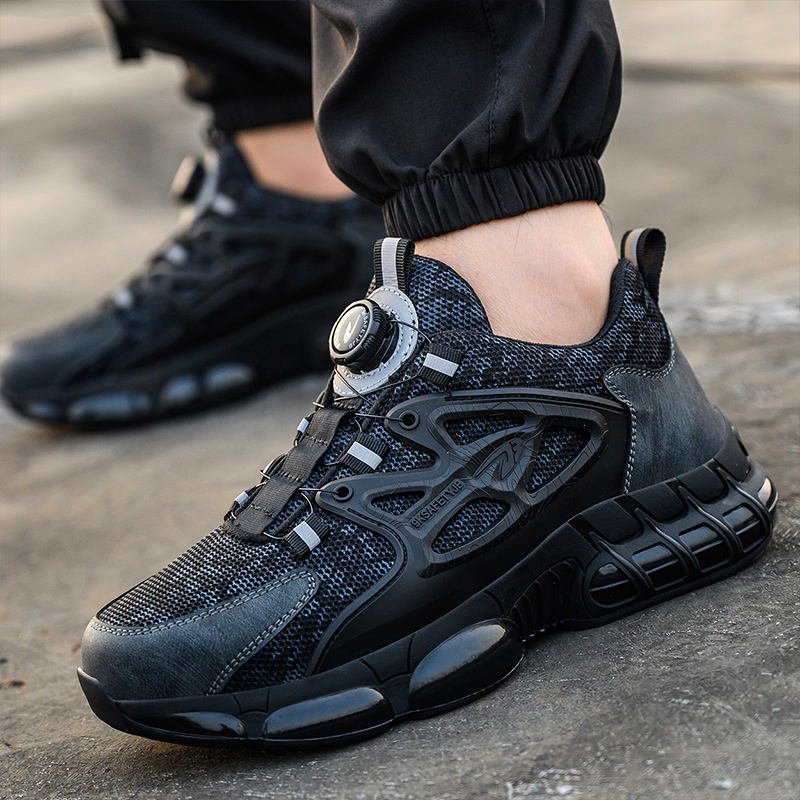 Diansen 678 AMAWEI Men Safety Shoes Safety Sneakers Indestructible Steel Toe Shoes CE