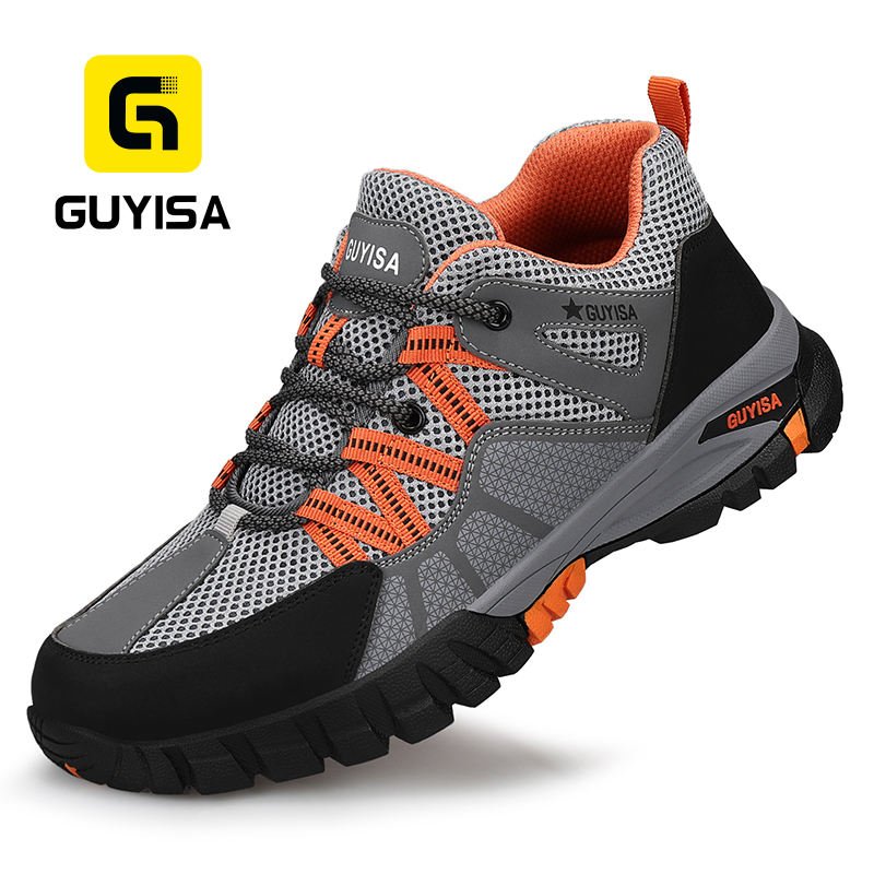 GUYISA Summer Safety Shoes Anti Impact Anti Penetration Wear Resistant Comfortable Factory Wholesale