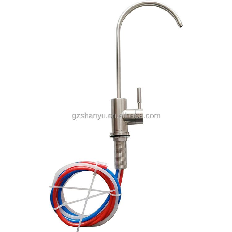 Kitchen Reverse Osmosis Water Filter Faucet Alkaline Ionizer Machine Accessories Three Tube Non-Pressure Faucet for Household