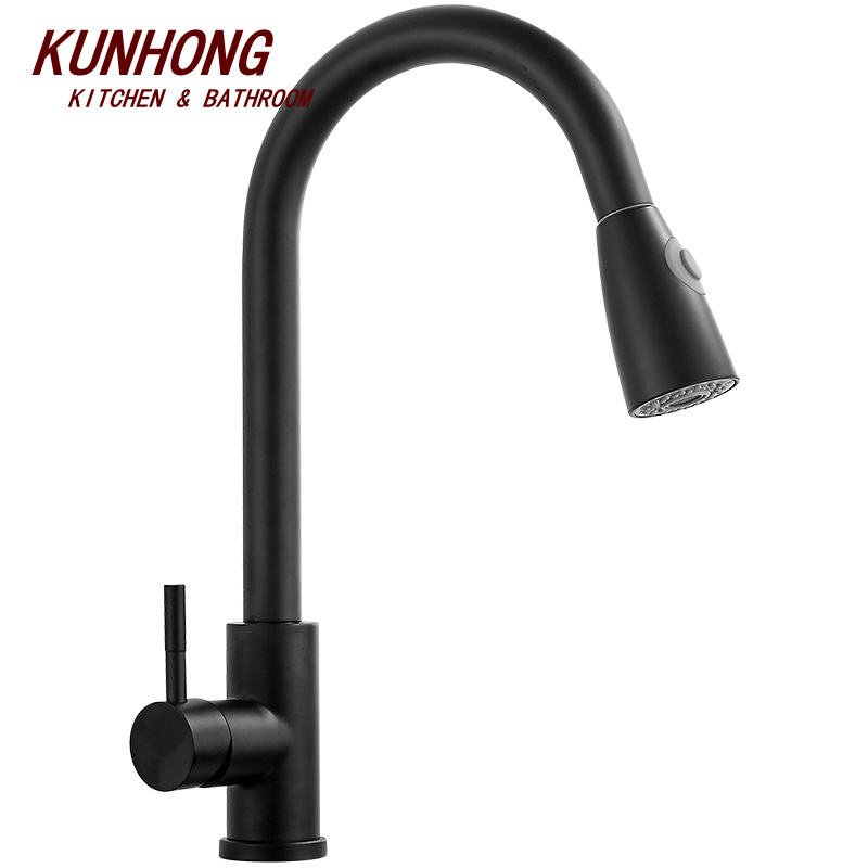 Wholesale Pull Down Kitchen Faucet Torneira Cozinha Grifo Cocina Stainless Steel Kitchen Tap