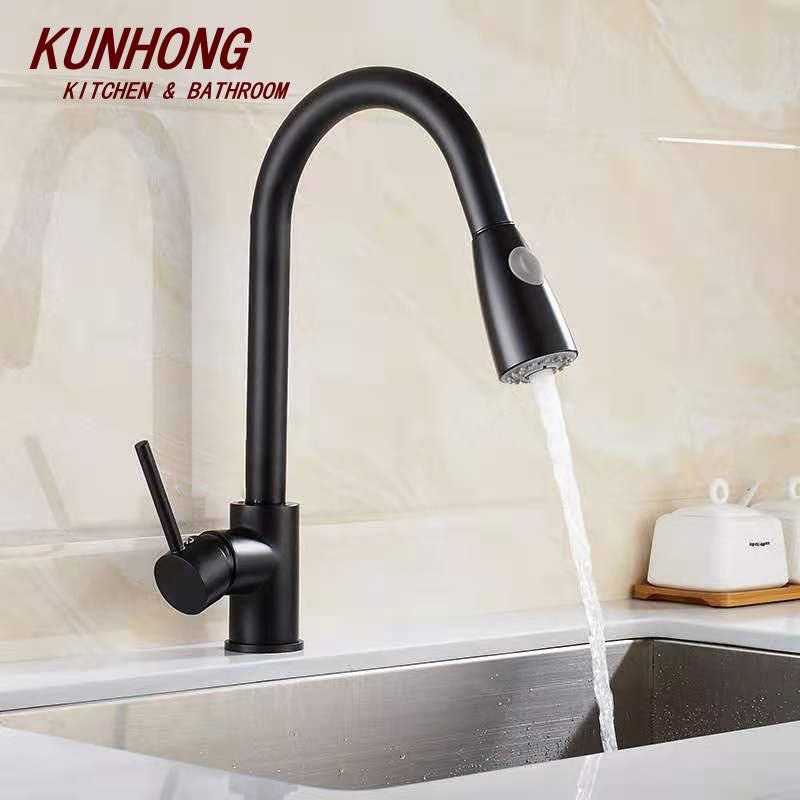 Wholesale Pull Down Kitchen Faucet Torneira Cozinha Grifo Cocina Stainless Steel Kitchen Tap