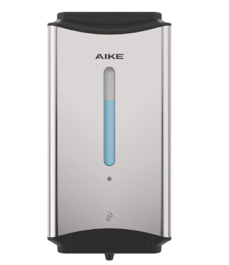 Commercial Automatic Soap Dispenser 1100ml Polished Stainless Steel Touchless Refillable for Hotel High-Traffic Washrooms