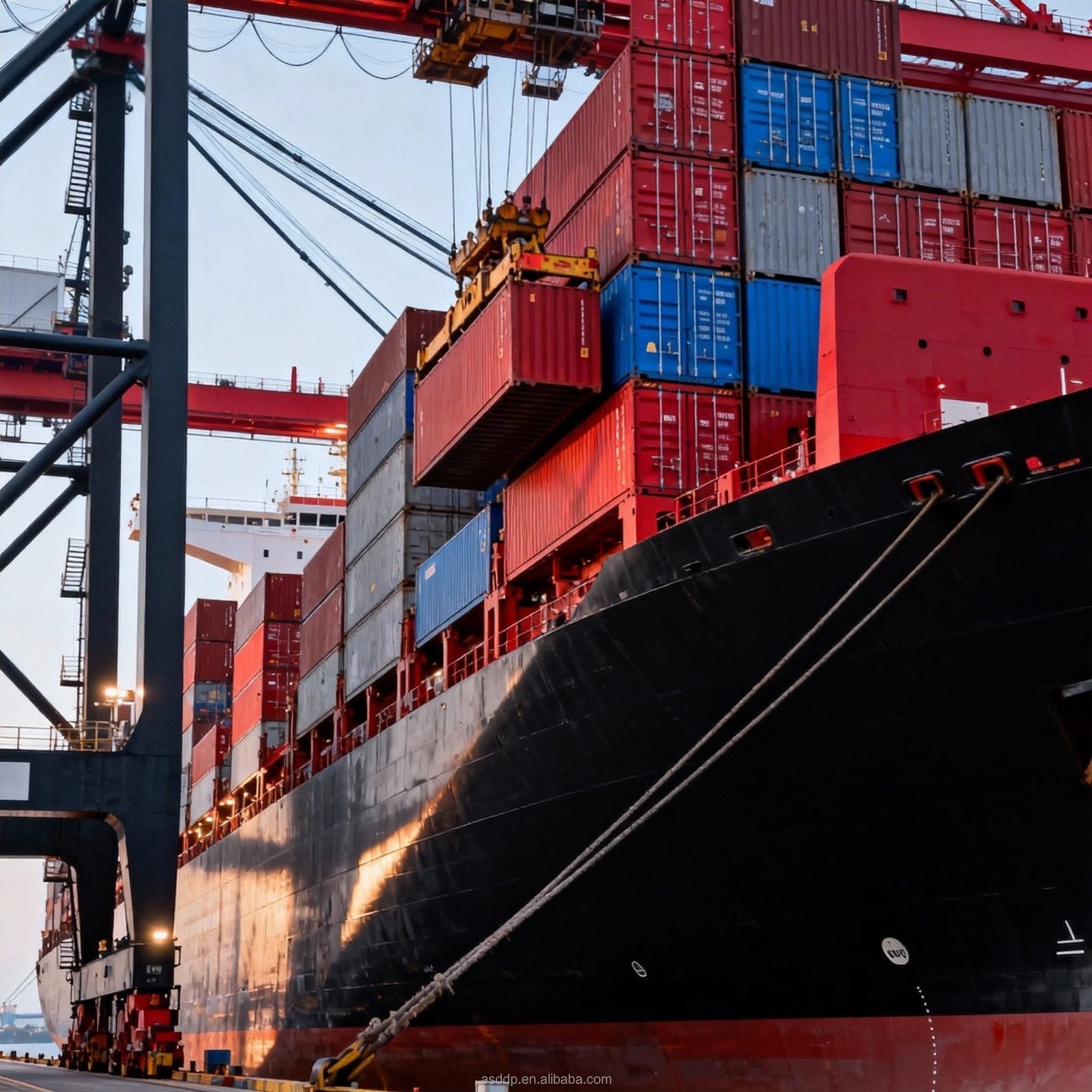 DDP Logistics Door-to-Door Sea Freight Forwarder Service DHL Shipping Agent for Worldwide USA Michigan LCL+Express Logistics