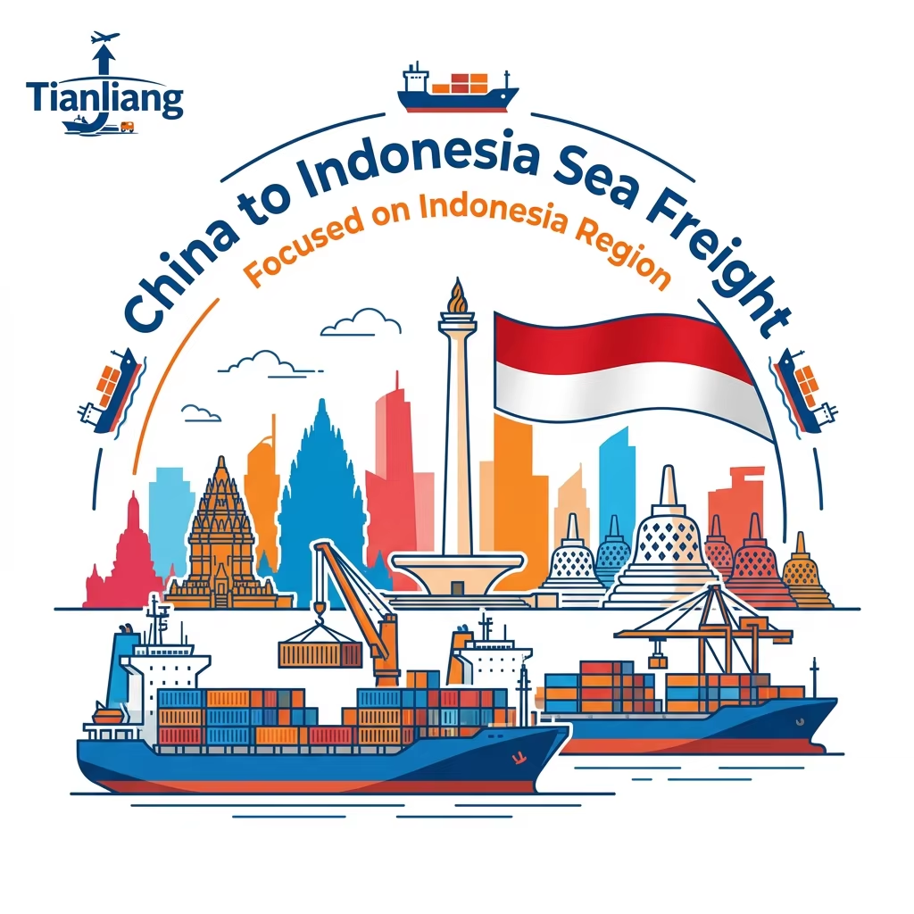 China to Indonesia Sea Freight Shipping with Tax-Included Customs Clearance and Door-to-Door Delivery