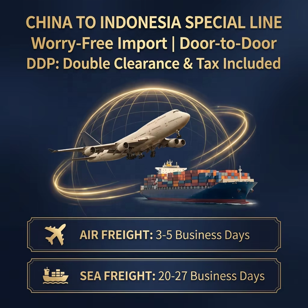 China to Indonesia Sea Freight Shipping with Tax-Included Customs Clearance and Door-to-Door Delivery