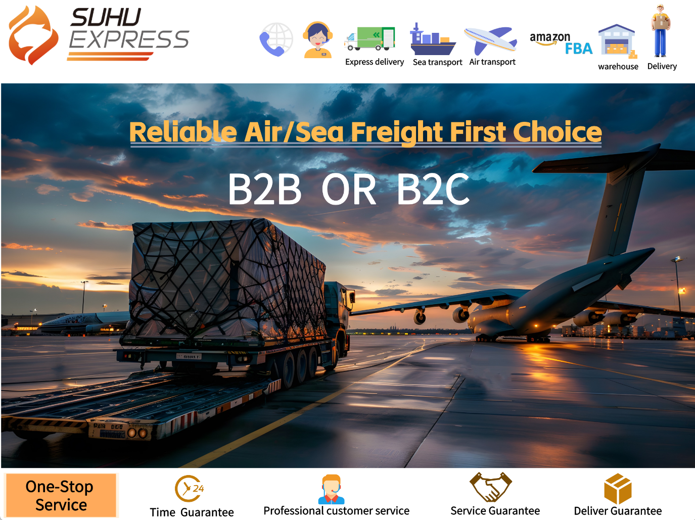 Alibaba Verified SUHU EXPRESS Amazon FBA Door DDP Shipping China USA Express Dangerous Goods Handling 8-15 Days Transit 24/7