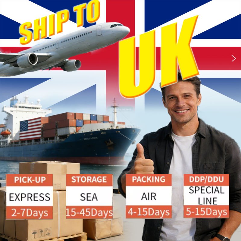 UK GB Door Door Air Sea Express DDP Shipping Service SUHU Insurance for Dangerous Goods (DPD/UPS/DHL/FedEx) | 24/7 Support
