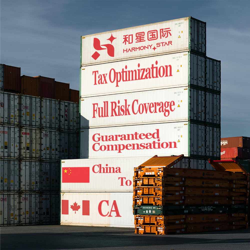 Tax Optimization Sea Freight LCL+Trucking Forwarder Shipping Agent China USA Canada Europe Brazil with 24/7 Support & Insurance