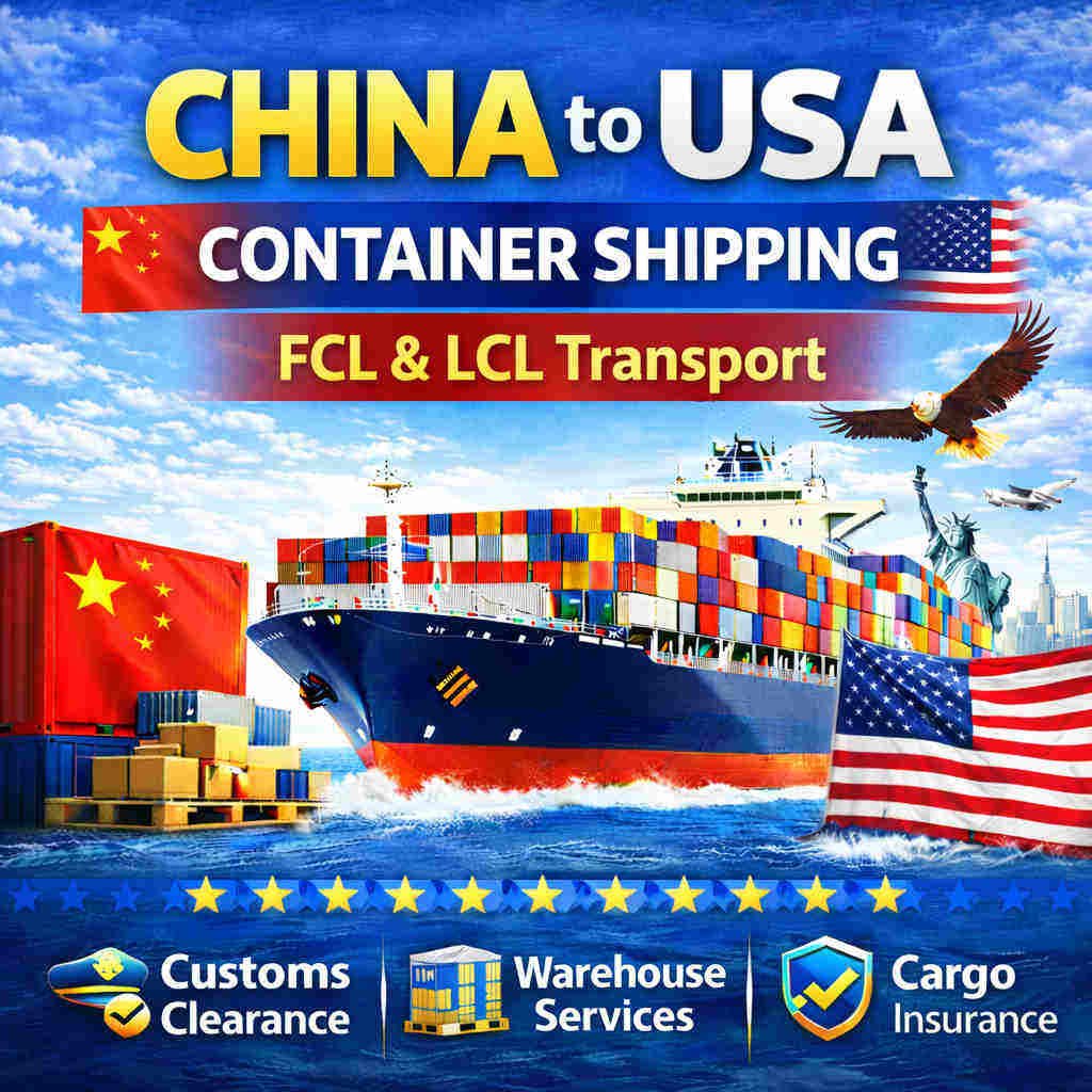 China to USA Sea Freight Forwarder Door to Door Shipping Service with Fast Delivery