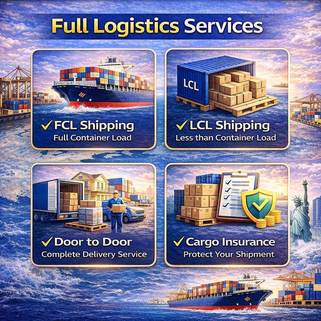 FCL Ocean Freight From Shanghai to Los Angeles | Door-to-Door & Customs Clearance
