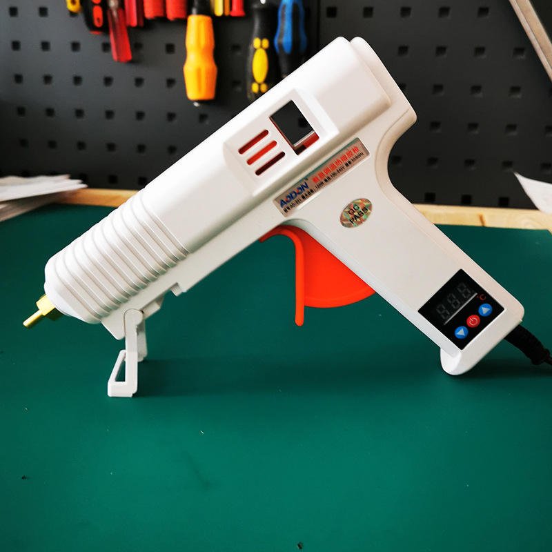 120W Digital Display AD-221 Electric Hot Glue Gun with Temperature Adjustment Adjustable Constant Temperature 11mm Glue Stick