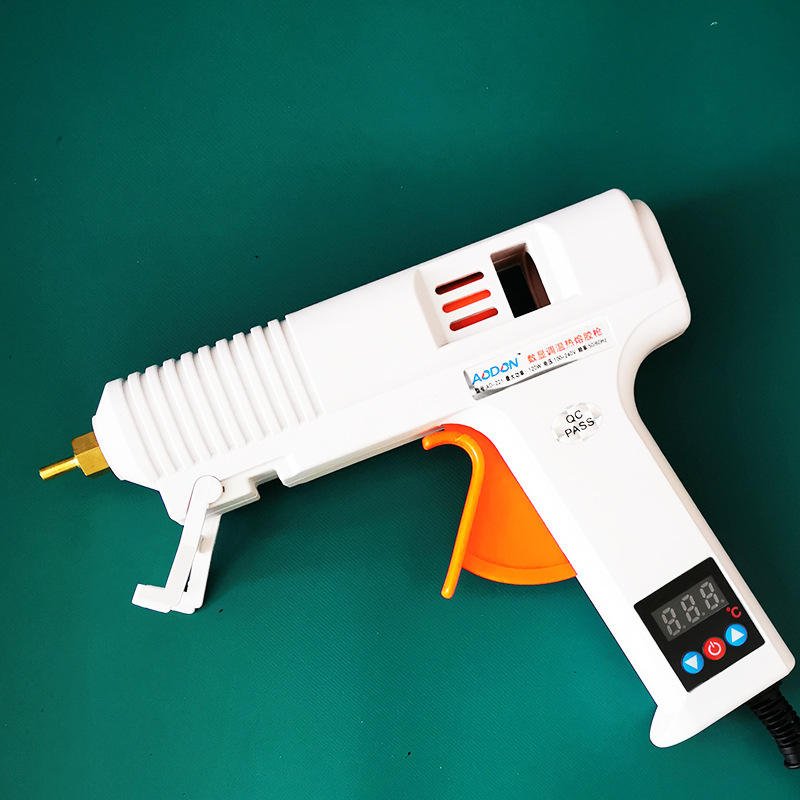 120W Digital Display AD-221 Electric Hot Glue Gun with Temperature Adjustment Adjustable Constant Temperature 11mm Glue Stick