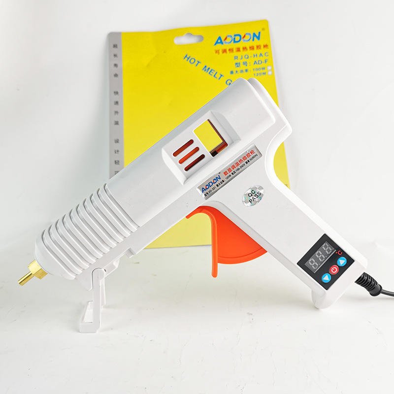 120W Digital Display AD-221 Electric Hot Glue Gun with Temperature Adjustment Adjustable Constant Temperature 11mm Glue Stick