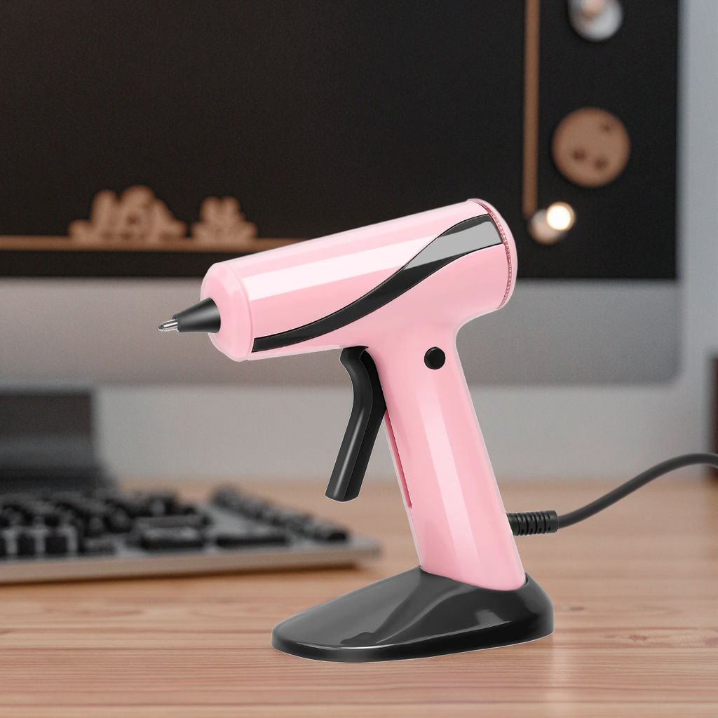 25W Electric Power Mini Glue Gun Kit High Temperature Fast Preheating Rechargeable Cordless Hot Melt Glue Gun Glue Stick