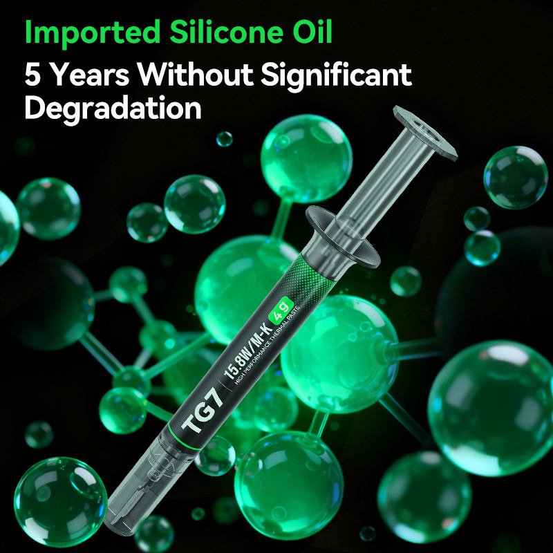 SNOWMAN Silicon Thermal Paste & Grease for Gaming PC Desktop/Laptop CPU GPU RAM SSD Cooling High Conductivity