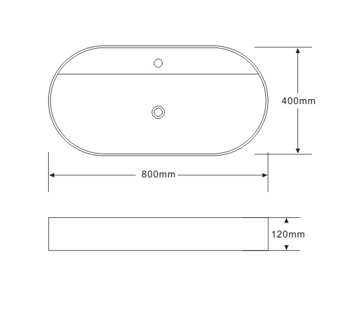 BF0432 New Design Nordic Style Rectangular White Ceramic Hand Wash Basin. Counter Top Sink, Fits Well with Modern Style Decors.